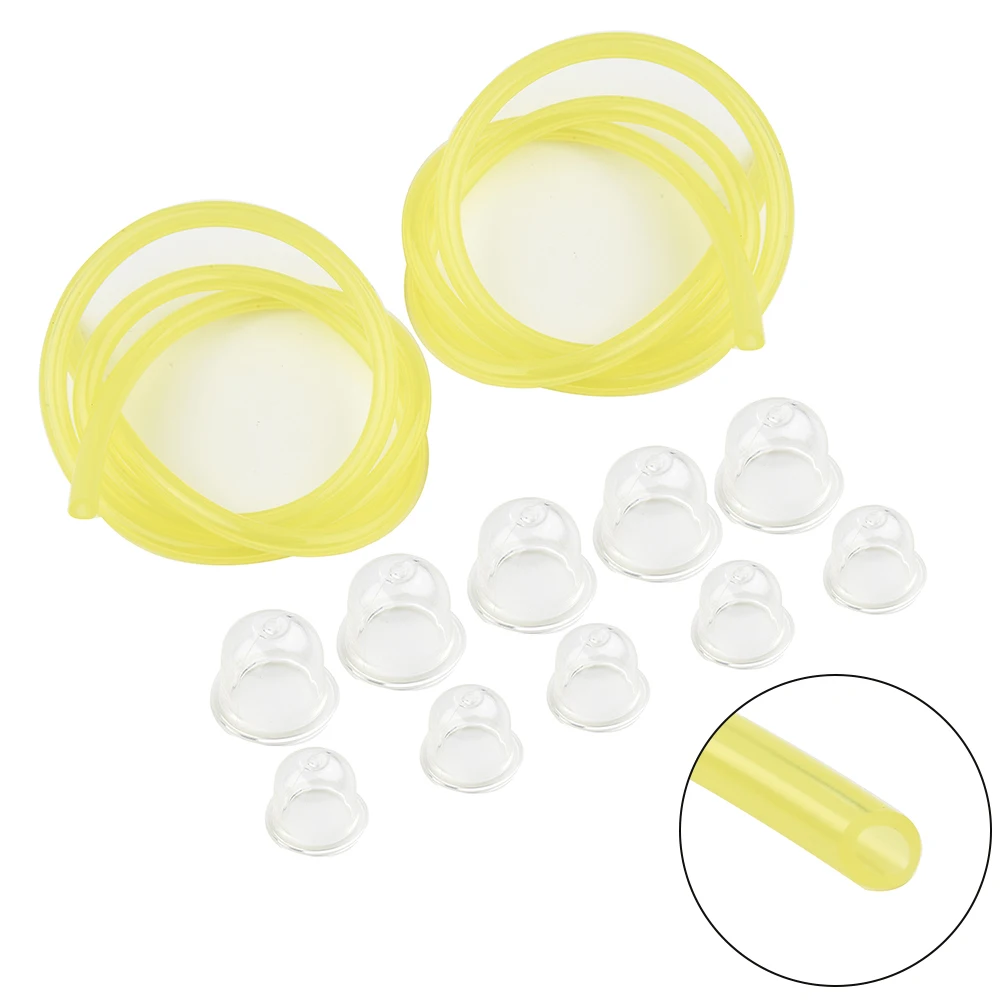 5x Small For Primer Bulbs 5x Large For Primer Bulb Fuel Line For Victa For Echo For Homelite For String Trimmer Parts