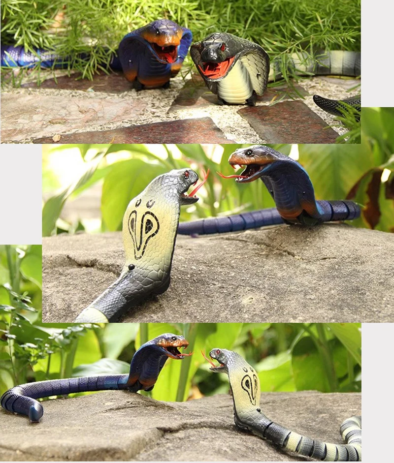 Funny Rc Animals Remote Control Snake Robot Kids Toys for Boys Children Girl  Prank Cobra Electric Spider Shark Horror Halloween