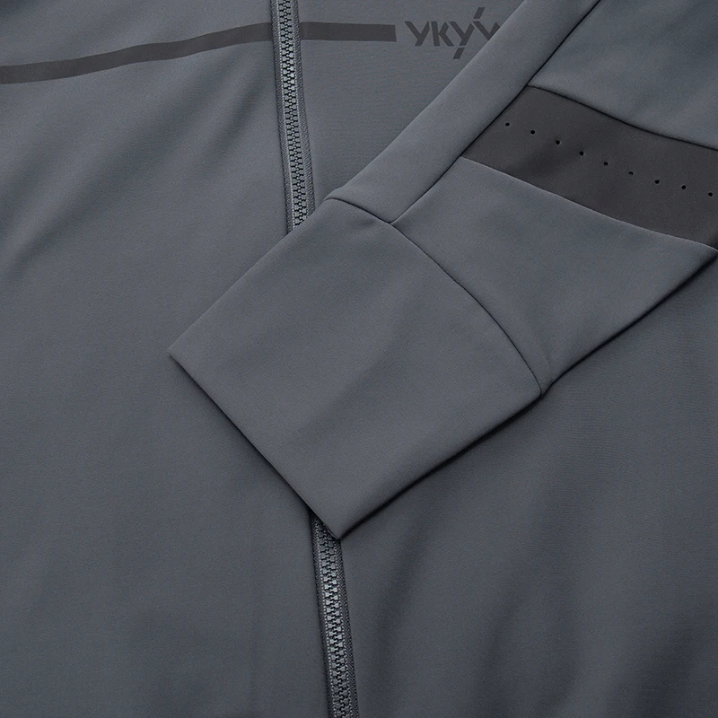 YKYWBIKE 10-20 ° C Herren Pro Radsport Langarm-Jacken 30% Rabatt Thermo-Fleece Wärmeisolierend Fahrradtrikot Rennrad-Bekleidung – Detail 29