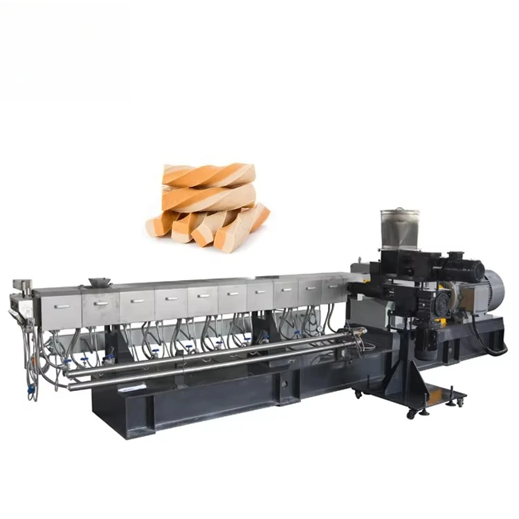 آلة تجهيز أغذية الحيوانات الأليفة الأوتوماتيكية الصناعية خط الطارد الجاف لتصنيع أغذية الكلاب/القطط