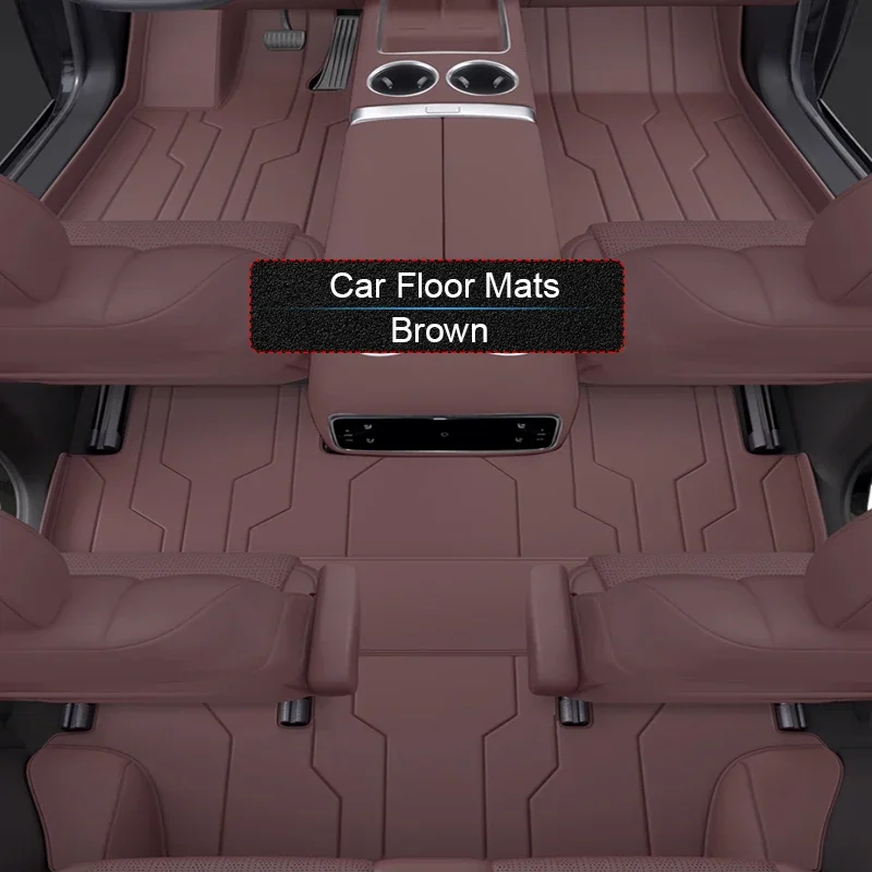 

For LI AUTO L9 2023-Present Custom Nappa Leather Anti-Slip Car Foot Protect Mat Luxury Waterproof Floor Pad Interior Accessory