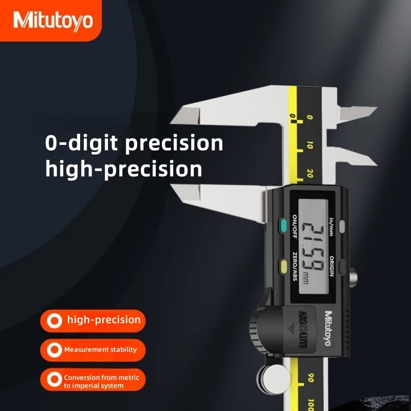 

Mitutoyo Caliper 150/200/300mm LCD Digital Vernier Calipers 8in Electronic Measuring Stainless Steel Caliper Digital