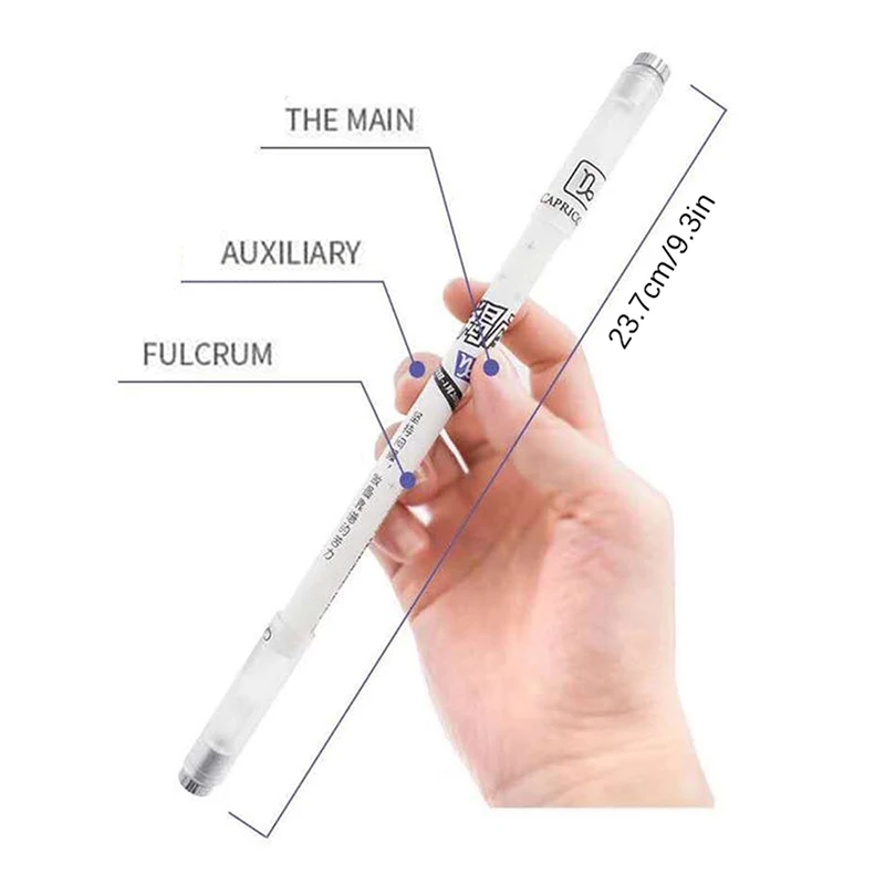 Cool Rotating LED Flash Gel Pen with Light Students Fashion 0.5mm Spinning Pen
