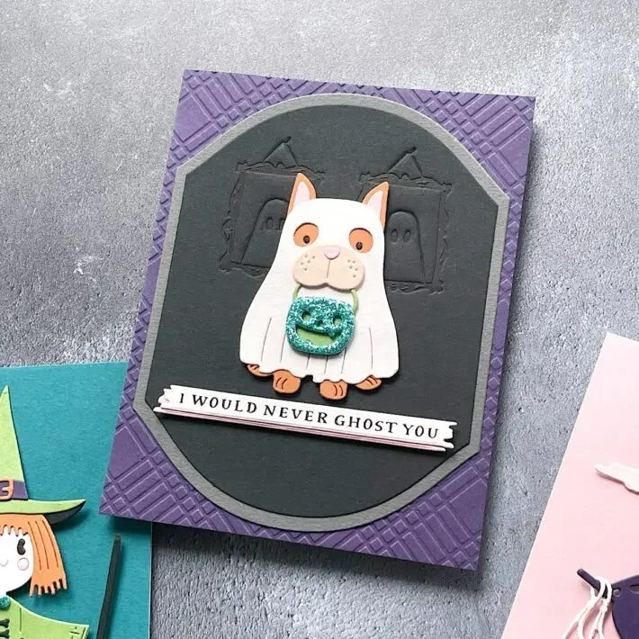 

Mmao Craft metal cutting dies cut die mold Halloween ghost dog Scrapbook paper craft knife mould blade punch stencils dies