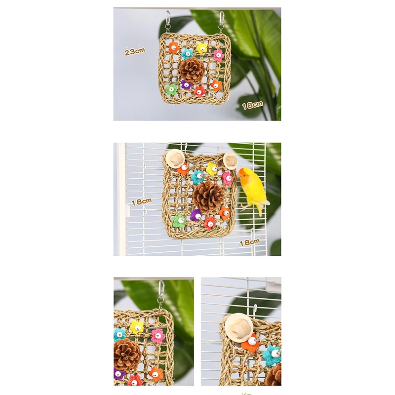 Chewable Parrot Toy - Climbing And Chewing Sports Toy For Lovebirds And Budgies - Fun Activity And Tooth Training For Birds