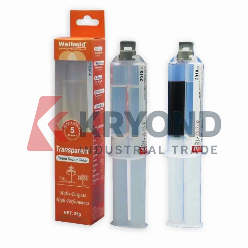WELLMID 2010/30 25G Two Component Epoxy Sealant for Industrial Bonding Metal Plastic Wood Repair Filling Sealing Performance Use