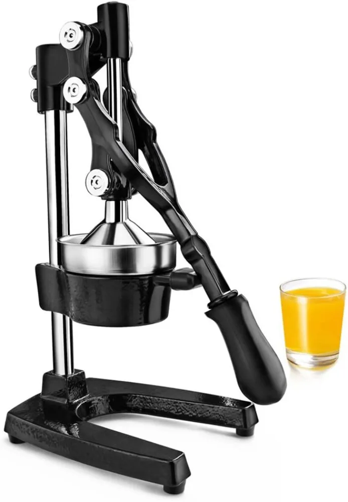 

New Star Foodservice 46878 Commercial Citrus Juicer, Enameled Black