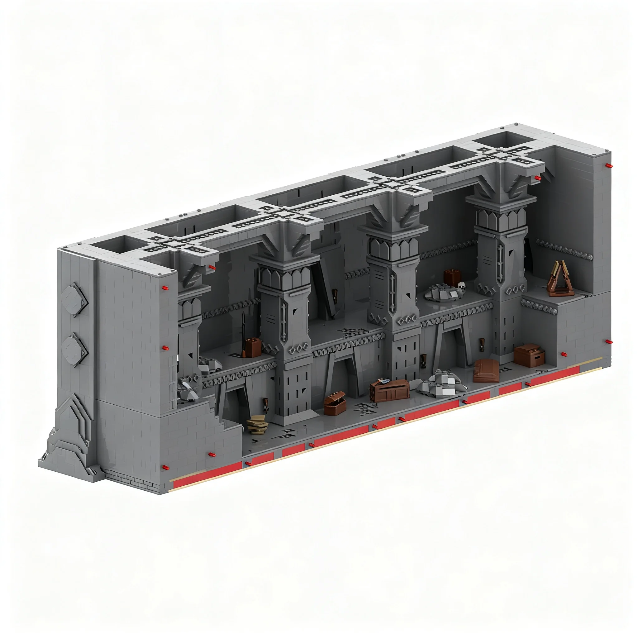 5752pcs MOC Fantasy Traveler Ring The Series Dwarf Mine Balin S Tomb Part Model Building Blocks Architecture Toys Birthday Gift