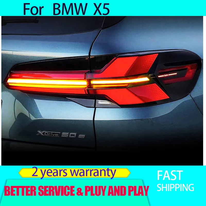 Car Styling for 2019-2024 BMW X5 taillight G05 modified LED driving light flowing turn signal brake light