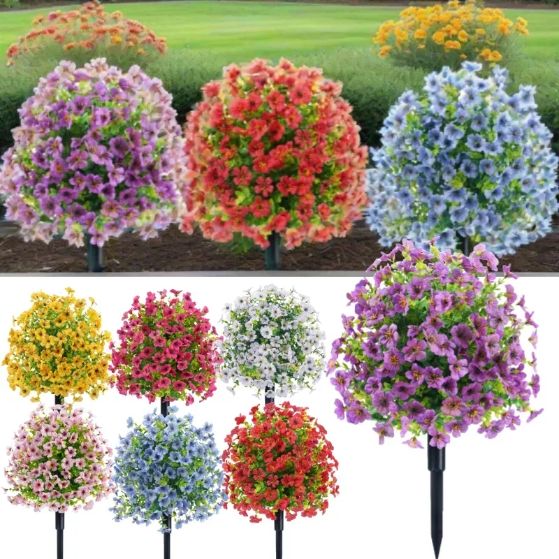 

Artificial Eucalyptus Flower Bouquet Outdoor Garden Decoration photography props 35CM Fake Plant Home Party Decoration