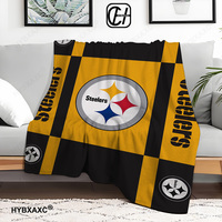 P-Pittsburgh S-Steelers Wedding Blanket King Size Home and Decoration Fluffy Plaid Hairy Blankets for Bed Blanket 150cm X 200cm