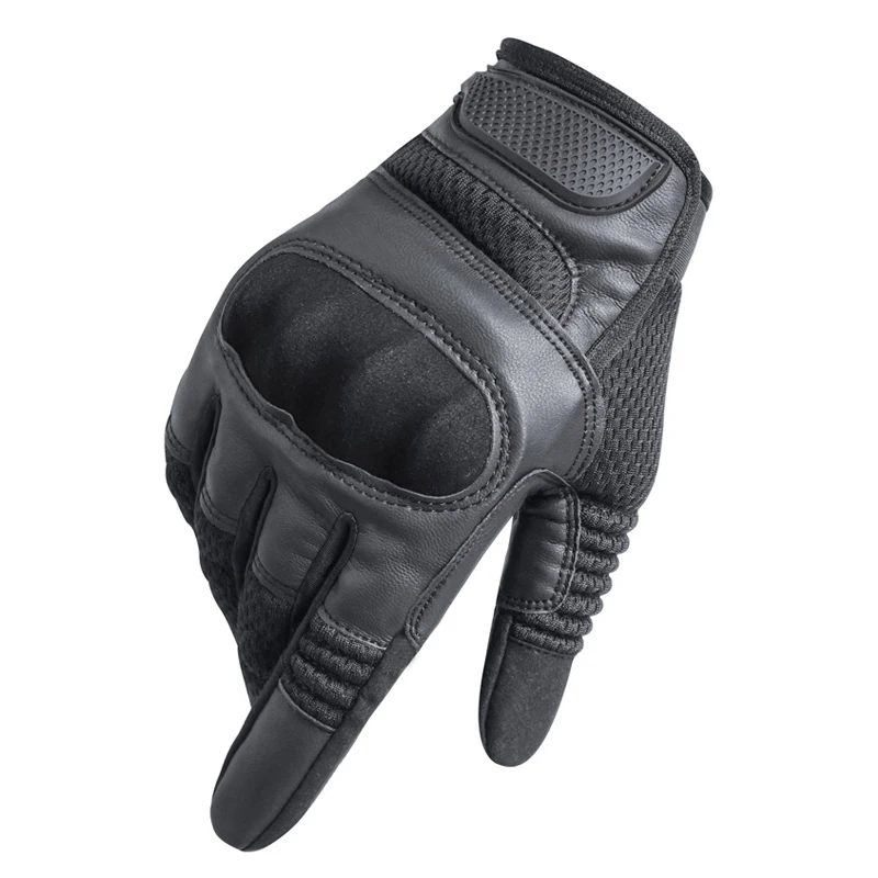 GPCROSS Touch Screen PU Leather Motorcycle Gloves Protective Gear Motorbike Moto Motocross Racing Biker Riding Gloves