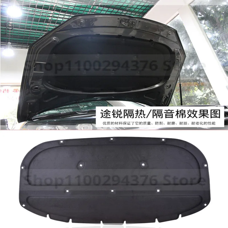 

Car Front Hood Engine Sound Heat Insulation Cotton Pad Soundproof Mat Cover Foam For Volkswagen Touareg 2011 - 2017 vw