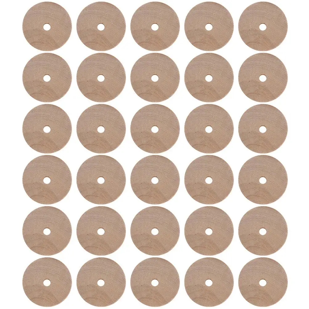 

30pcs Wooden Wheels Toy Accessories Small Car Wheels Craft Materials DIY Projects Kids Creativity Educational Fun