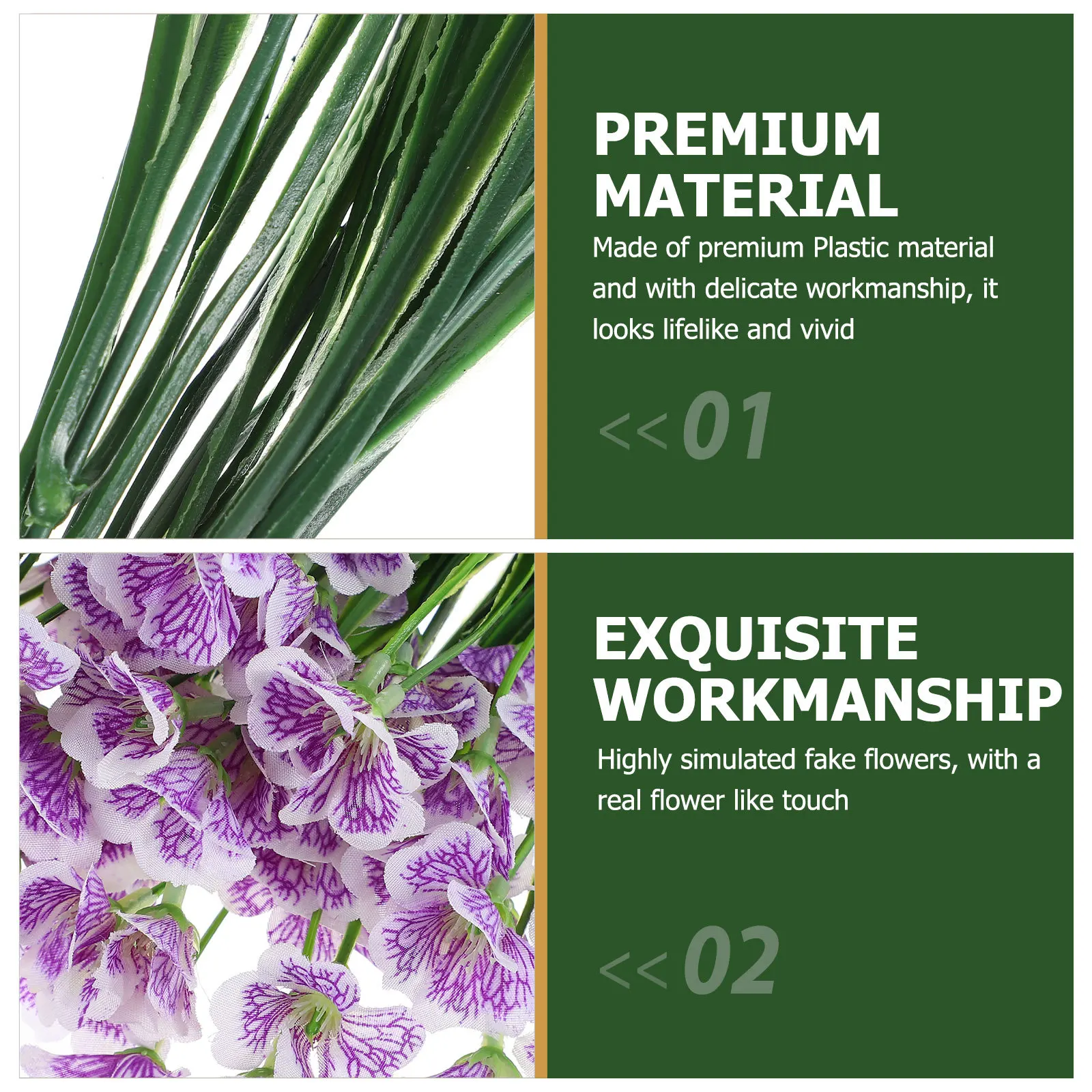 

6Pcs Simulation Flower Bouquet Artificial Bouquet Wedding Decorative Fake Flower Home Decor Living Room Party Decoration