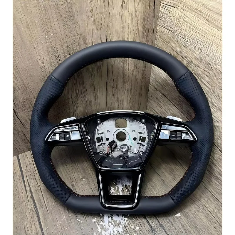 Car Steering Wheel Suitable for Audi A6 C8 Carbon Fiber Sport Steering Wheel