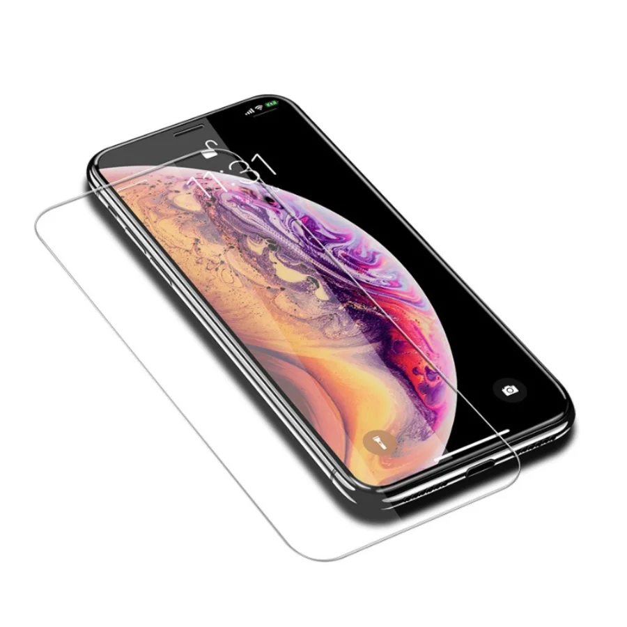 2PCS Ultra-thin iPhone Glass Screen Protector For IPhone 11 12 15 13 14 Pro Max Tempered Glass For IPhone 7  8Plus X XR XS Max