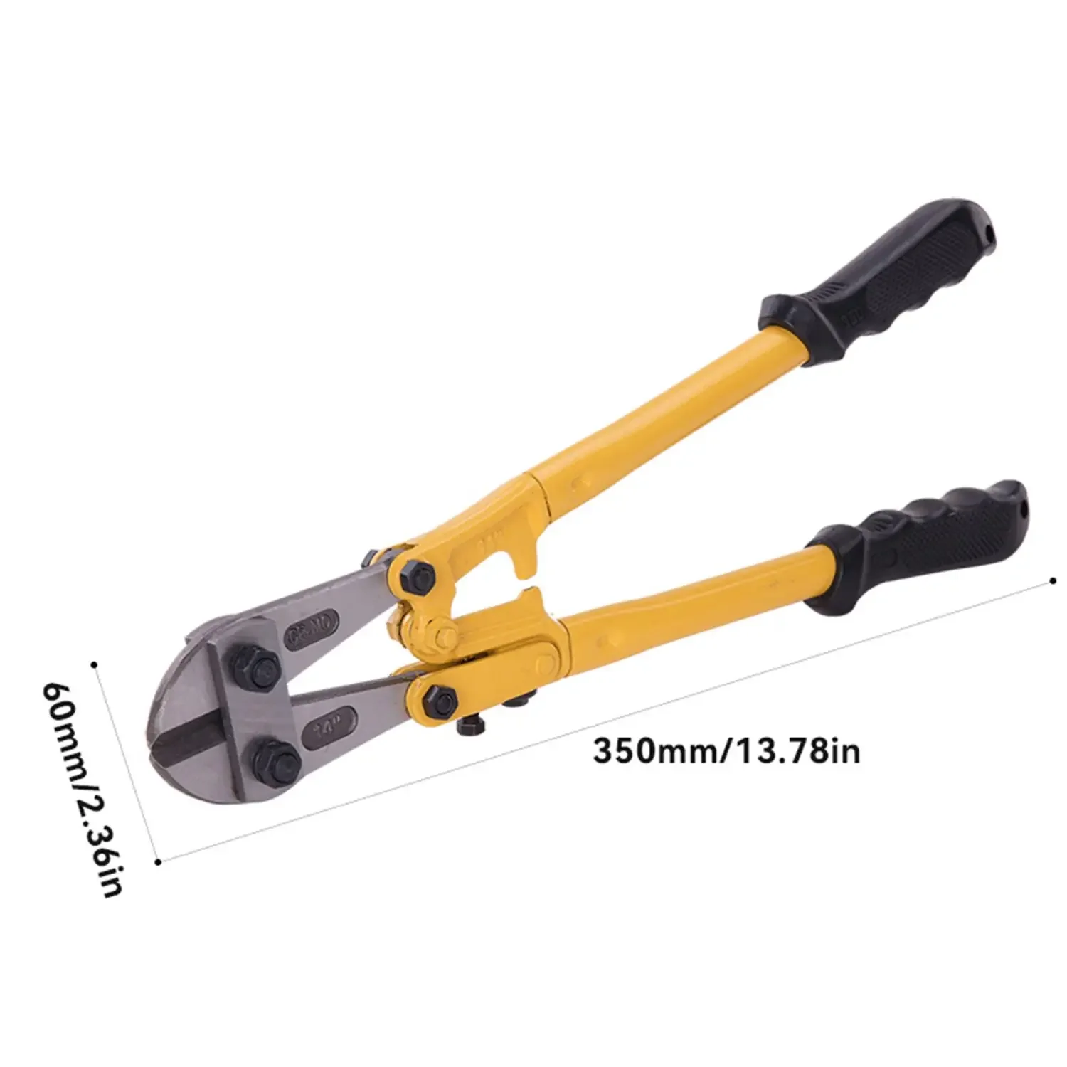 Deli 14 Inches Bolt Cutters Wire Cutters Multifunction Pliers with Nail Pulling Structure Household Hand Tools