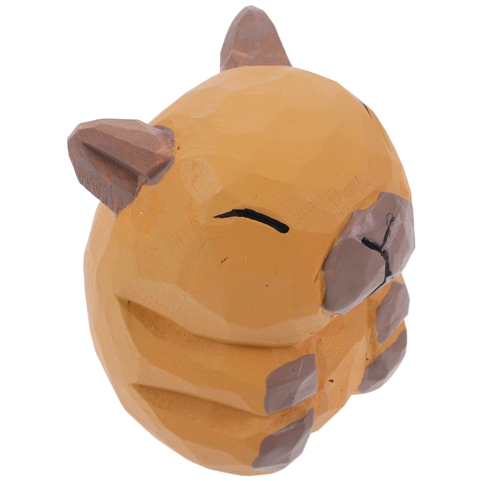 

Wood Carved Statue Handmade Animal Figurine Home Decor Desktop Ornaments Wooden Sculpture Mini Crafts