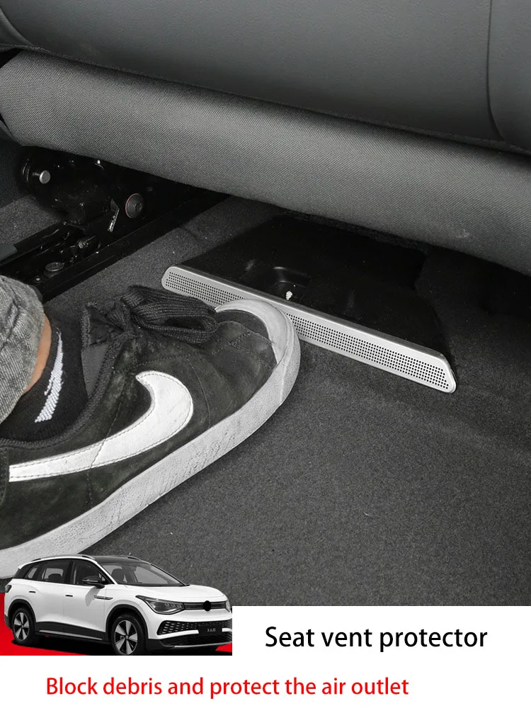 For Volkswagen ID3 ID4CROZZ ID6X Under Seat Air Outlet Dustproof Protection Cover Car Interior Accessories