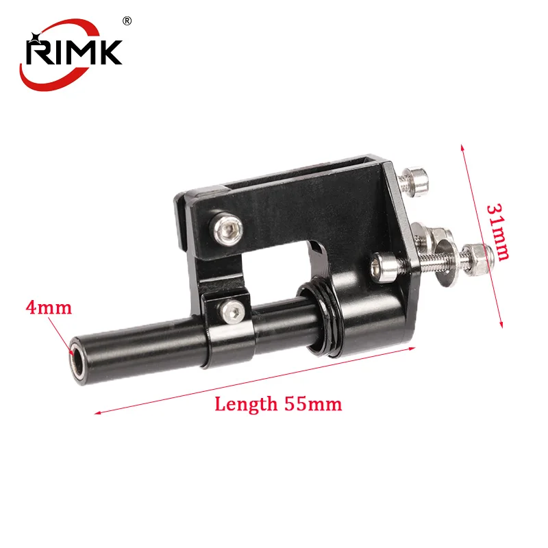 RC Boat 4mm Flexible Shaft Bracket Aluminum Strut L55mm for RC Electric Boat Accessories