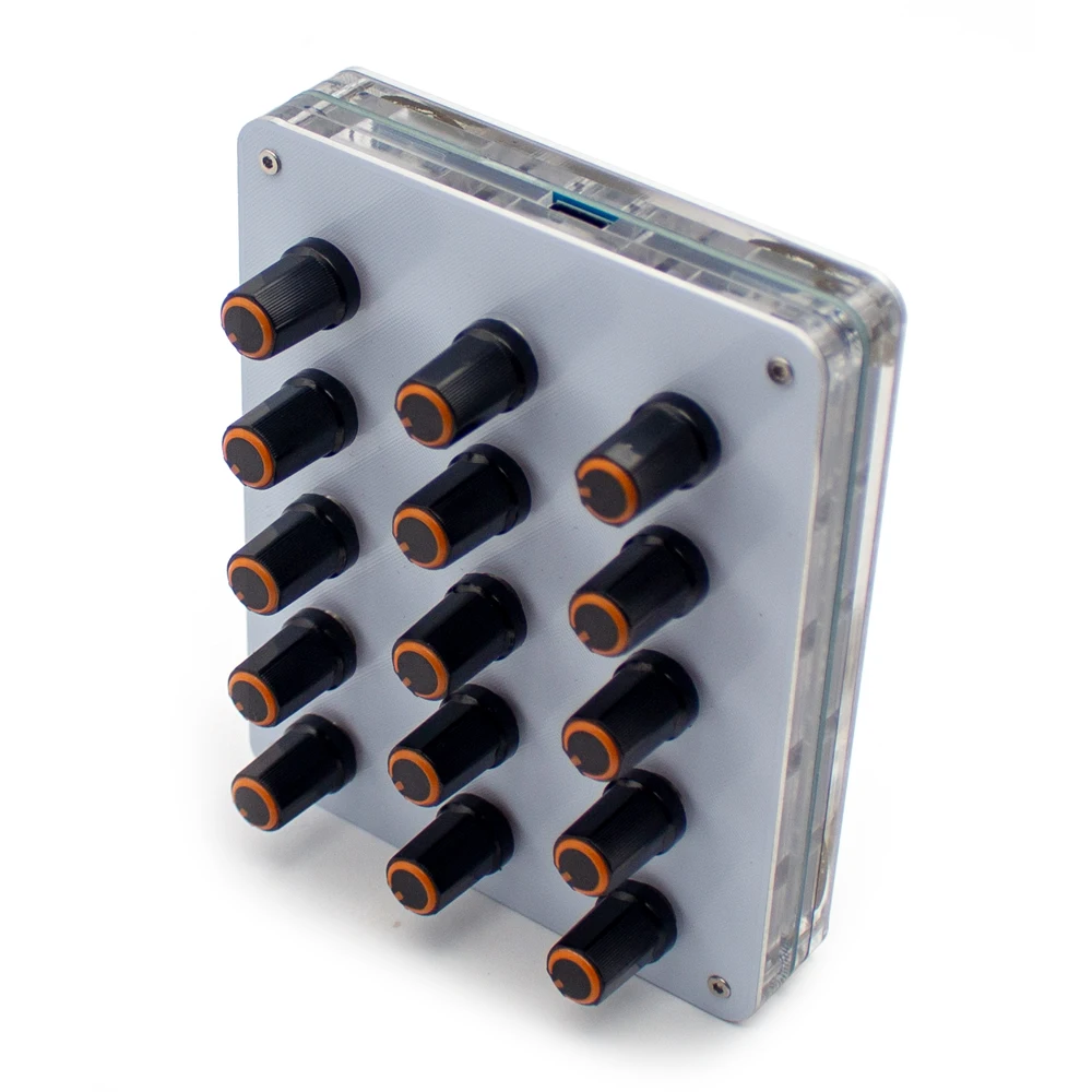 

15-Knob MIDI CC Controller with Customizable Mapping - Compatible with Cubase, Logic, FL Studio, Studio One, Sonar, Reaper