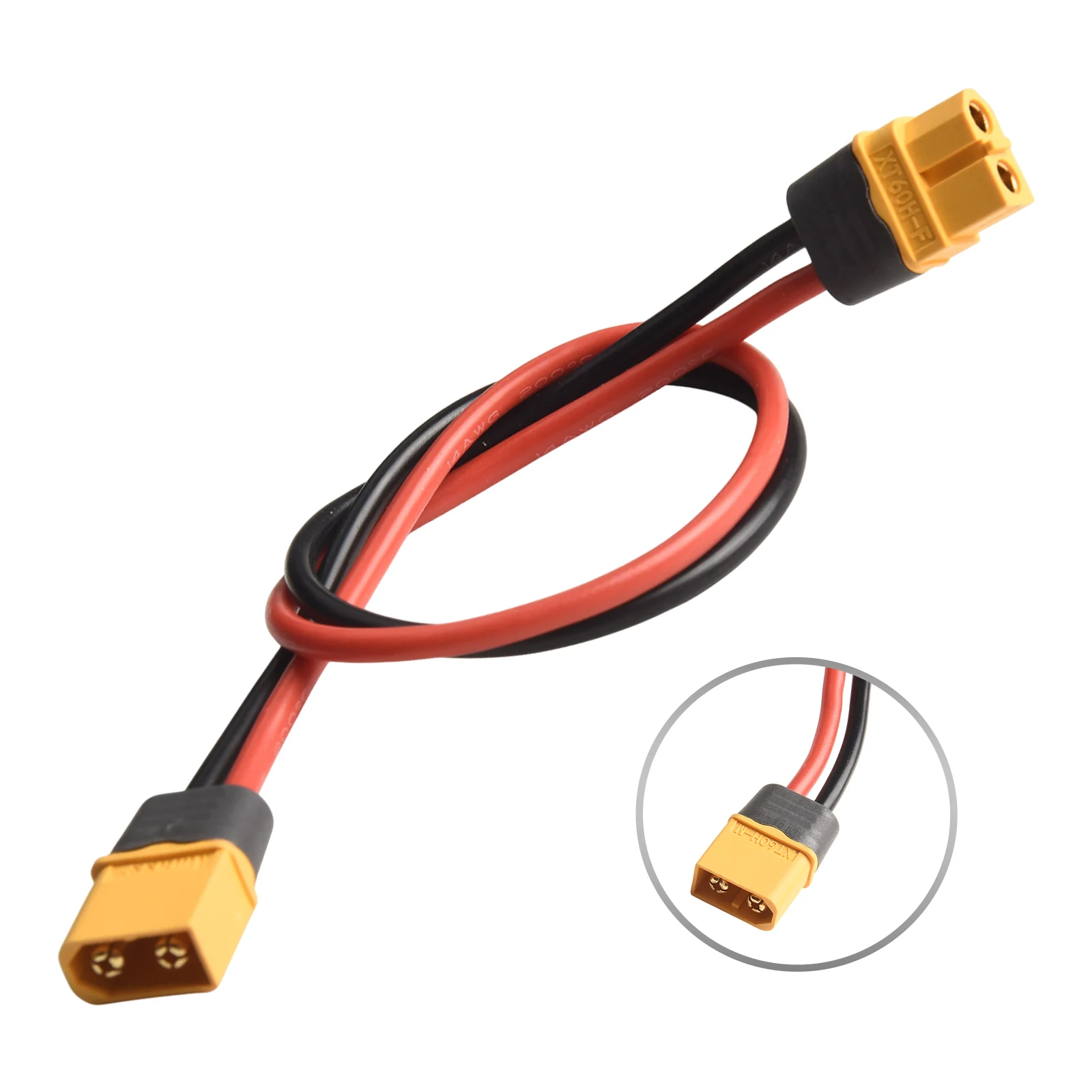 Plug Extension Cable Adapter 14awg Battery Extension Installation Anti-corrosion Material High Current Power Supply