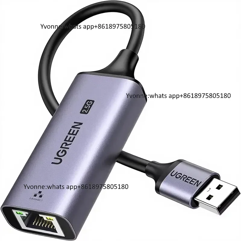 USB Ethernet Adapter 2.5Gb RJ45 Aluminum USB 3.0 External Network Dongle for Laptop Air/Pro XPS Windows MacOS