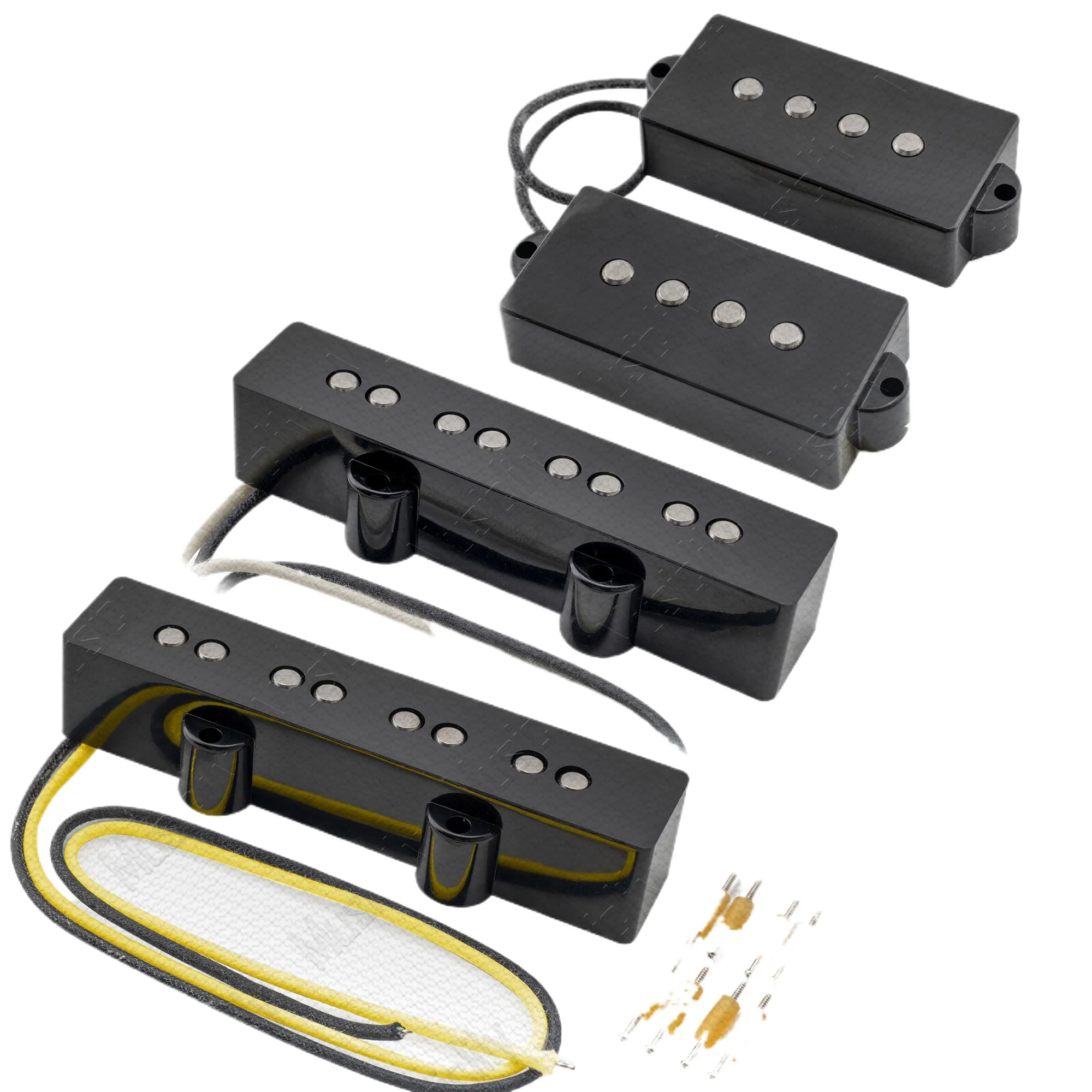 

Best Offer 4 string Bass Pickup Jazz Bass Alnico 5 Retro Pickup 70 60 Neck and Bridge