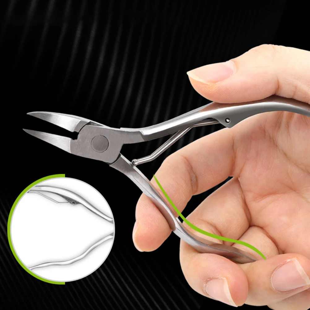 

Ergonomic Stainless Steel Nail Clippers Curved Ingrown Toenail Trimmer Manicure Tools Set For Home Salon Use Nail Care