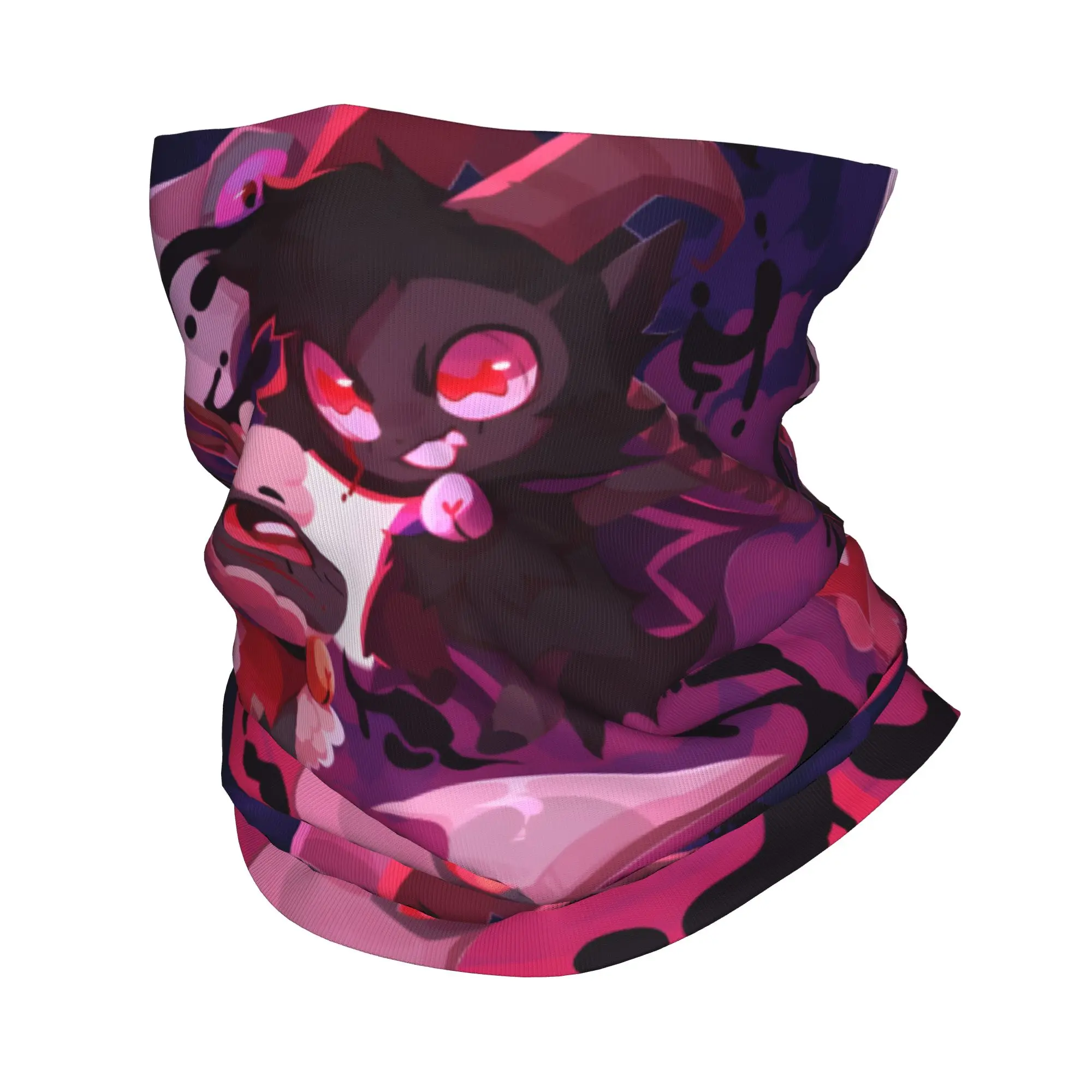 

Custom Cult Of The Lamb Bandana Neck Gaiter for Hiking Camping Women Men Wrap Scarf Video Game Headband Warmer