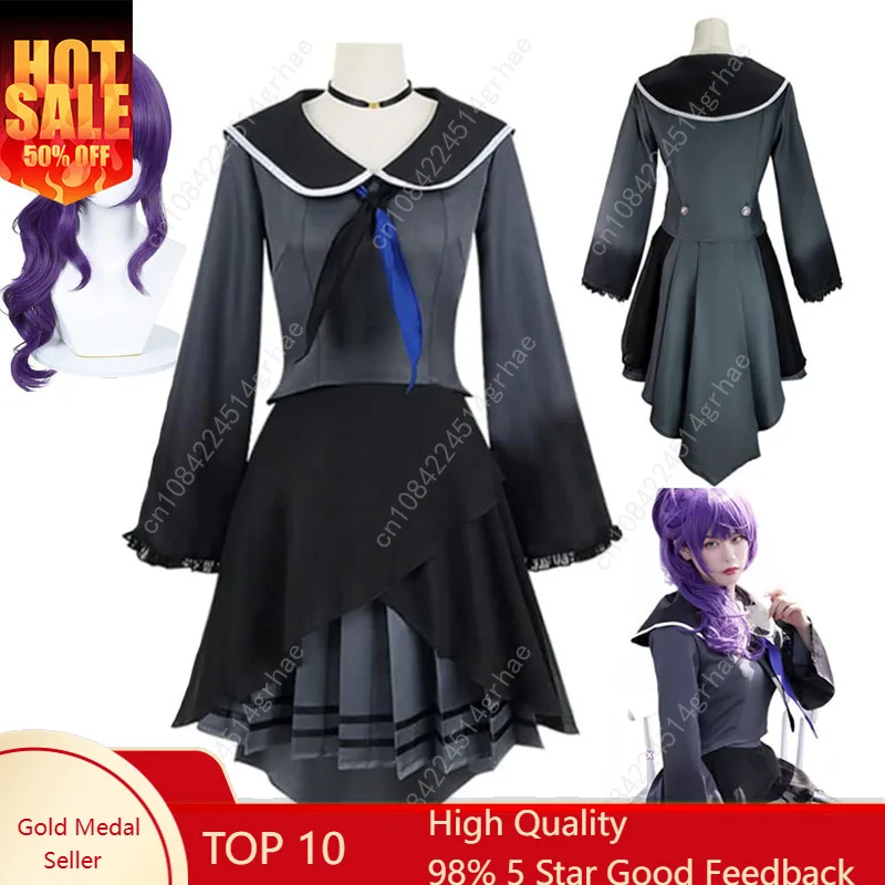 

Asahina Mafuyu Cosplay Costume Wig Anime Project Sekai Colorful Stage Cosplay Halloween Party Uniform for Women Girls