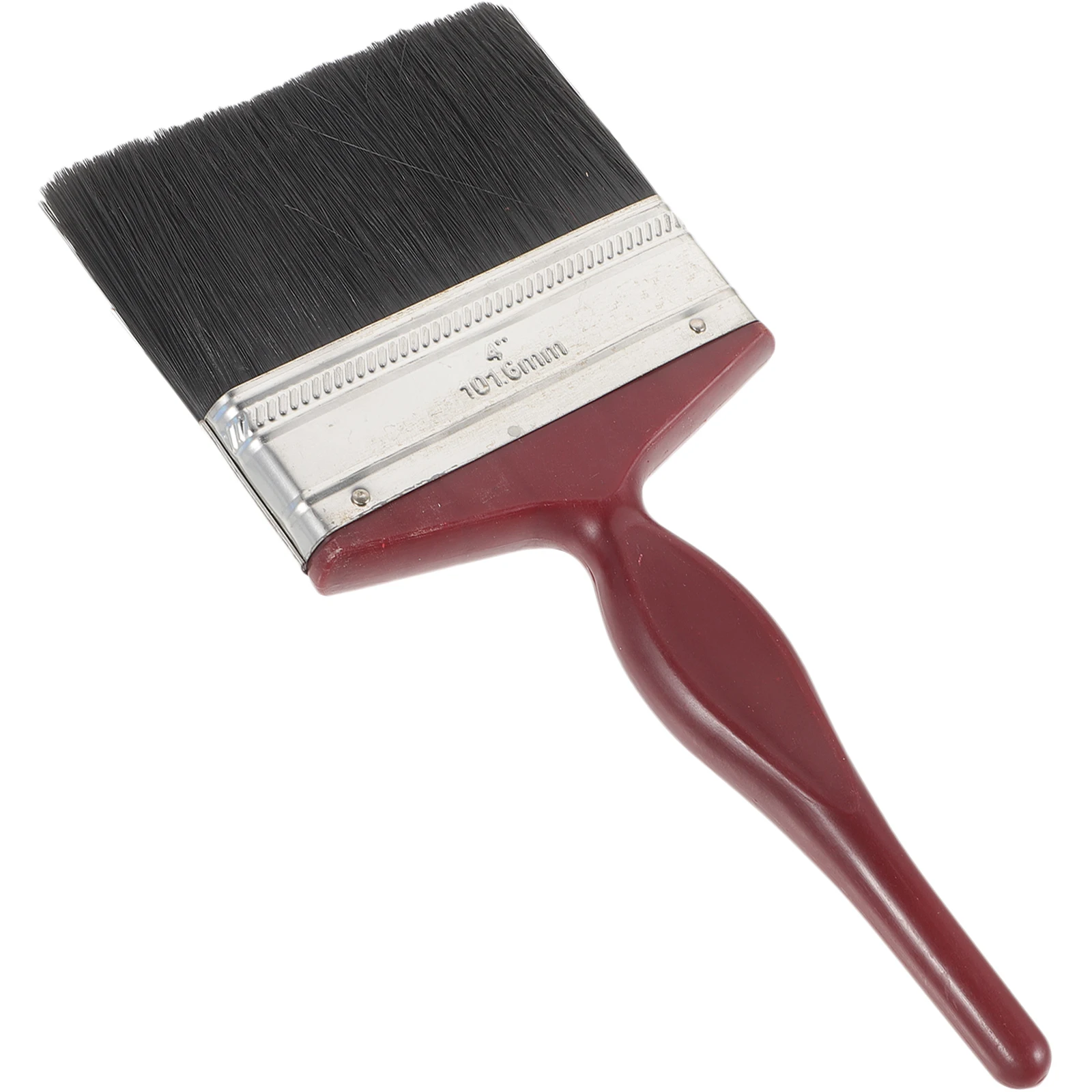 

Paint Brushes Wood 4 Inch 100mm Red Handle Deck Deck Brush For Painting Stain Brush Mixed Bristle Walls Applicator Smooth