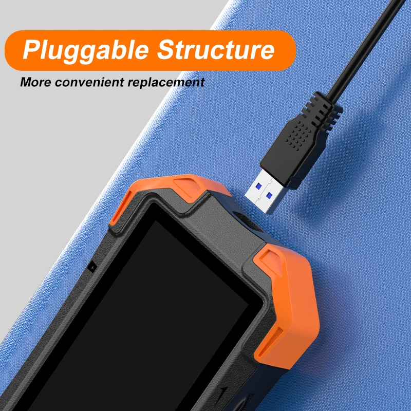 Triple Lens Industrial Endoscope Camera 4.3\'\' IPS Screen HD1080P Single Dual Pipe Car Inspection USB Borescope Waterproof LEDs