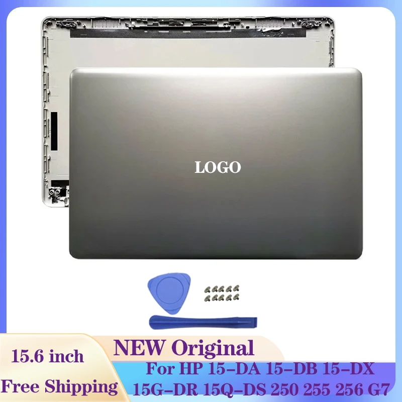 

For HP 15-DA 15-DB 15-DX 15G-DR 15Q-DS 250 255 256 G7 TPN-C135 TPN-C136 L20434-001 Laptop LCD Back Cover Silver