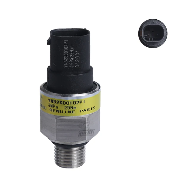 YN52S000102P1 Excavator pressure sensor for KOBELCO SK200-8 SK350-8  Excavator parts factory export