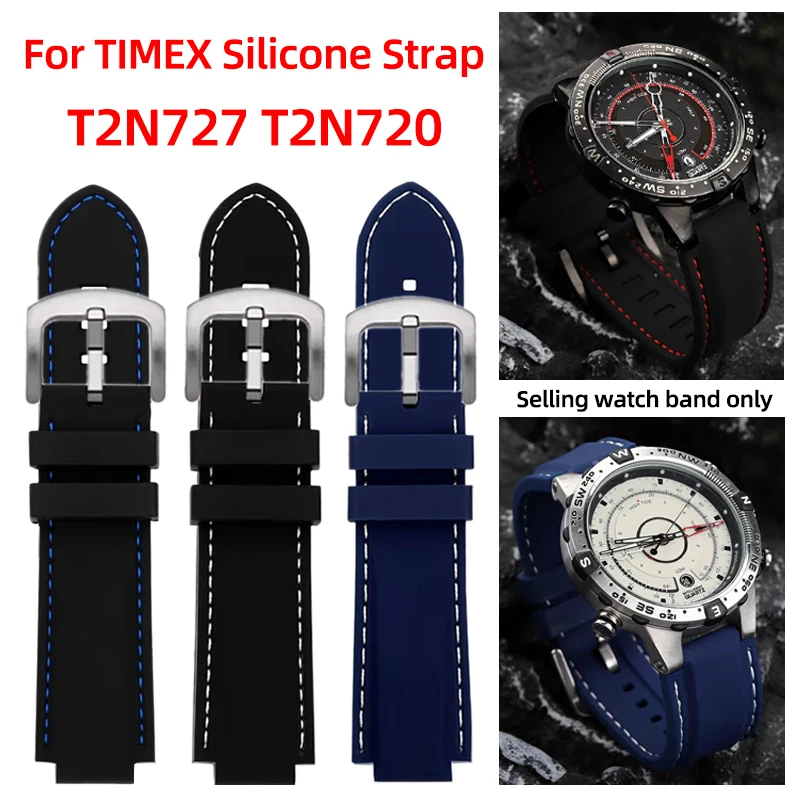 pulseira-de-silicone-convexa-24-16mm-para-timex-tidal-t2n721-t2n720-tw2t76500-2t76300-pulseira-de-relogio-esportiva-de-borracha-a-prova-d'agua-azul-e-preta-para-homens