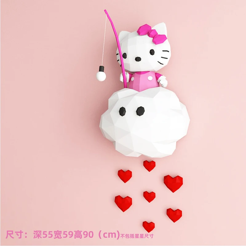 TureMouse-Figurines d'anime en papier Donald Duck, SnoAmendements, Stitch Kitty, Winnie l'Ourson, Papercraft 3D, Jouet fait main bricolage, Mininstants, Disney