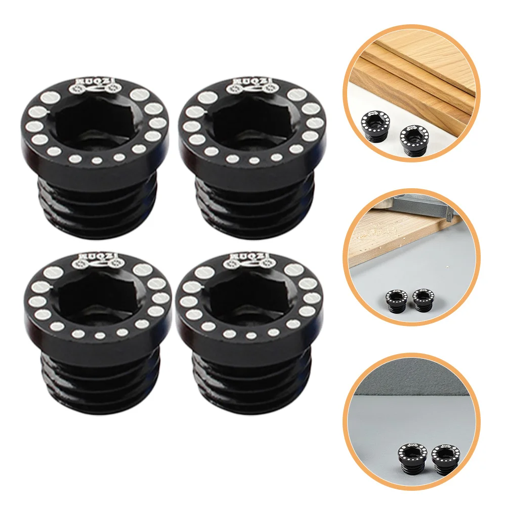 8Pcs Folding Bike Brake Screws Zinc Alloy Mountain Bike Frame Fork Brake Base Plug Screws Durable Cycling Parts