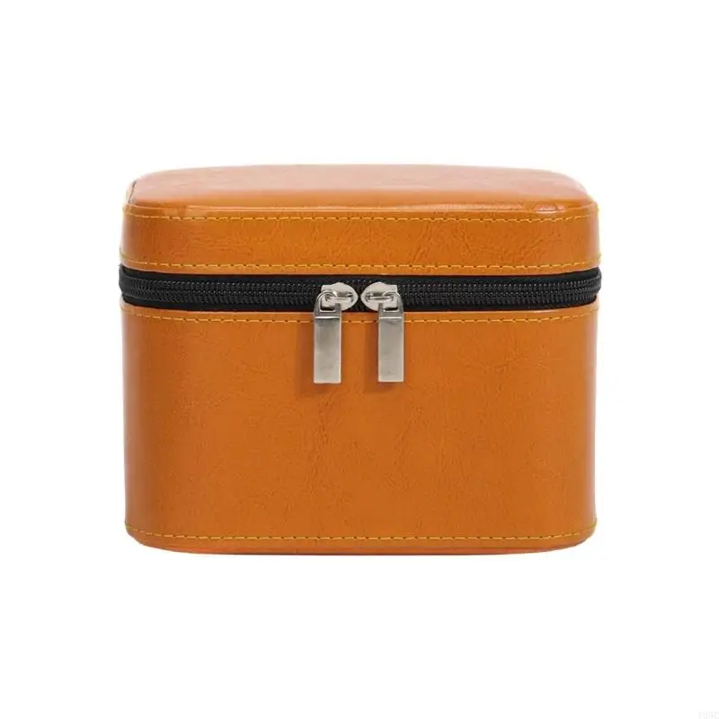 195C Portable Accessories Bag Soft Lined Case for Travel Jewelry Safety