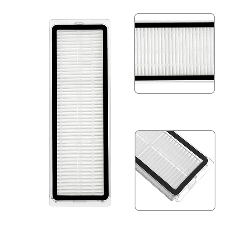 แปรงปัดด้านข้างเครื่องดูดฝุ่นอุปกรณ์เสริมอะไหล่แผ่นกรอง HEPA ใช้ได้กับ W10pro W10 Dreame