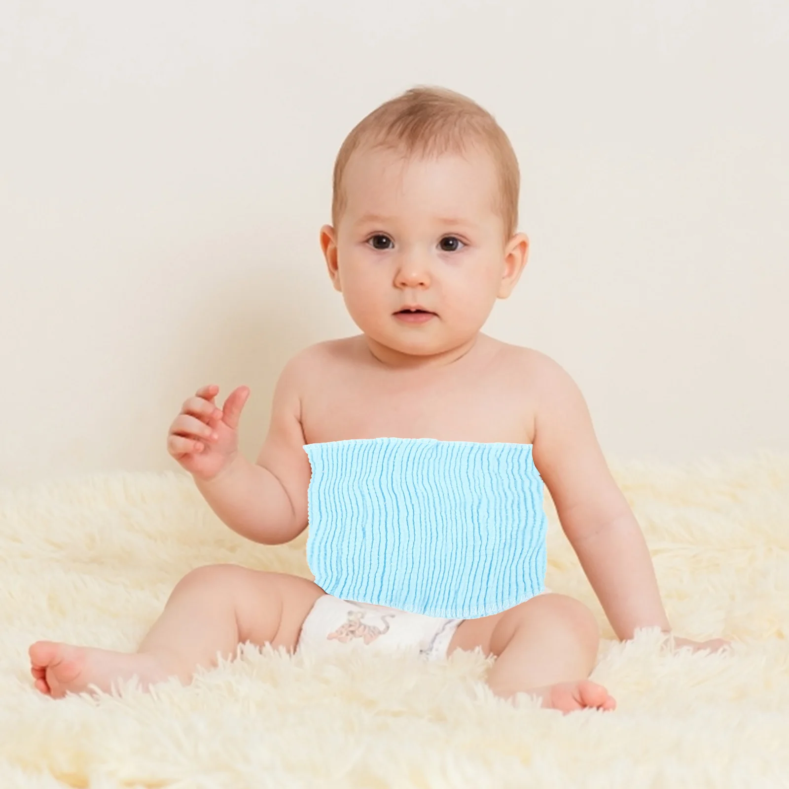 

5pcs Baby Belly Band Newborn Abdomen Wrap Cotton Navel Protector Keep Warm Reusable Infant Belly Bands Comfortable Safe