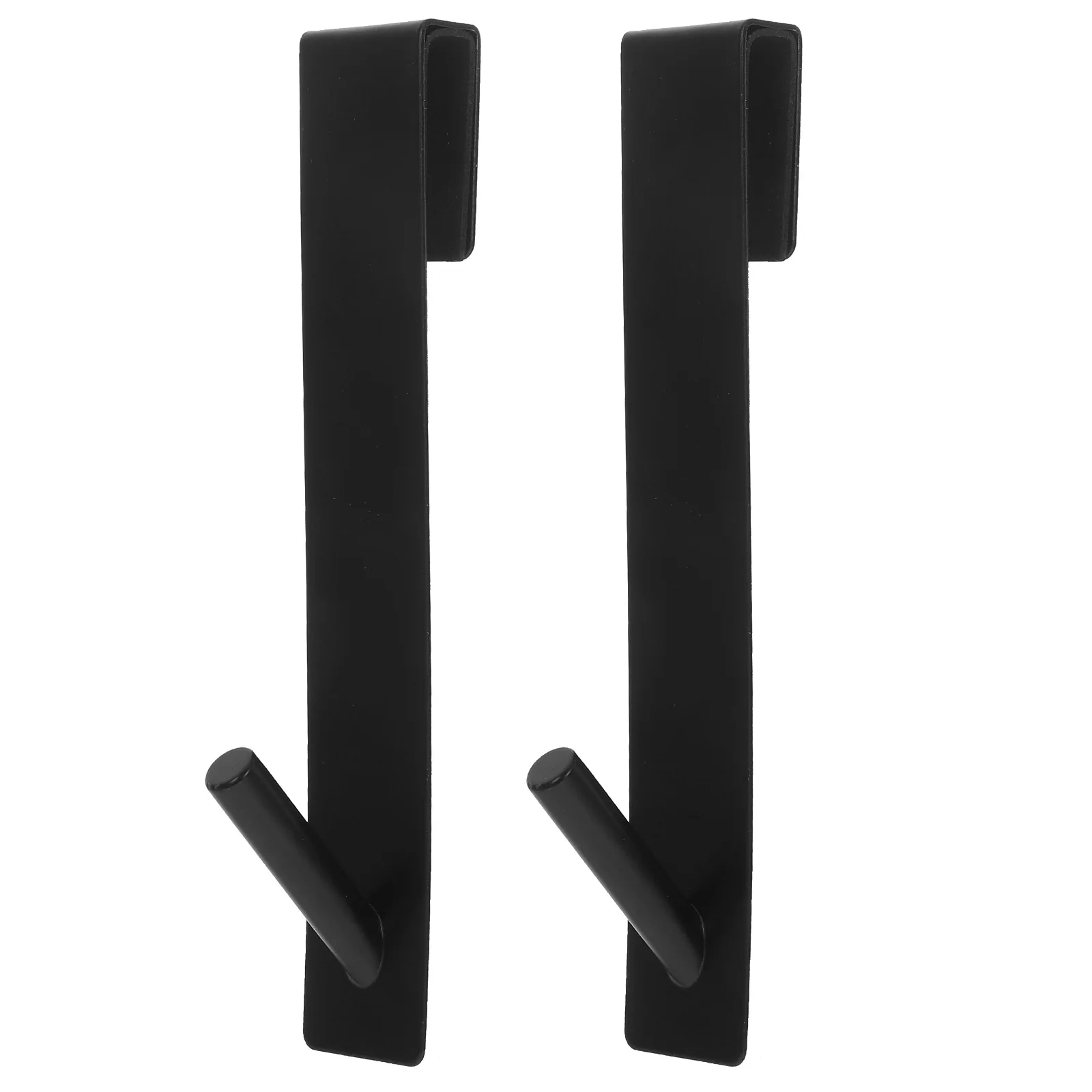 

2pcs back Hookheavy Dutystorage Hooksglass Door Hangerover Door Rackbathroom Towel Hangerpunch Free Organizerhooks For Home