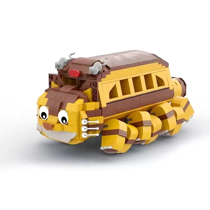 Wildcat Bus Classic Anime MOC Comics Surrounding Dolls Bus Monster Assembly Building Block Toy Ornaments DIY Christmas gifts