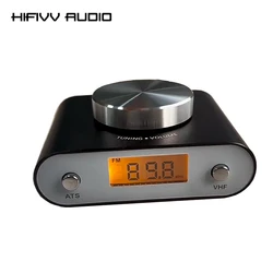 Hifi Mini Digital FM Stereo Radio Use SI4730 Chip Transistor Global Universal Manual Or Auto Search With Screen 64/76/87-108MHz