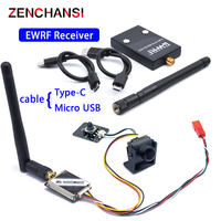 5.8G EWRF OTG UVC Receiver Long Range Transmitter VTX FPV 1000mW Transmitter Support Smart Audio+CMOS 2.1MM FPV Camera For RC