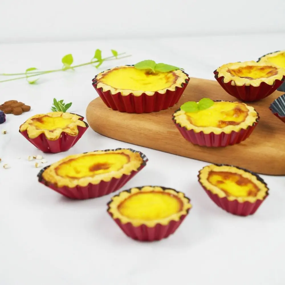 

Pan Mold Tart Quiche Flan Cake Non-stick Pie Pizza Mold Cupcake Egg Tart Tartlet Baking Mold Muffin Cup Pizza Pan Bakeware