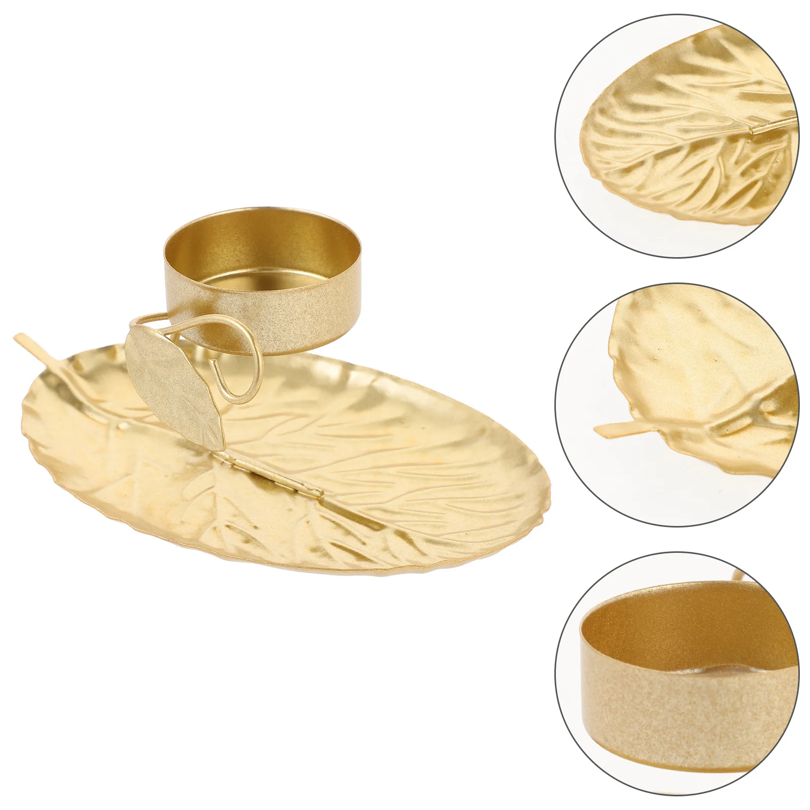 

European Iron Holder Tall Vintage Candlestick Tabletop Decor Pillar Stand Desktop Ornament Home Wedding