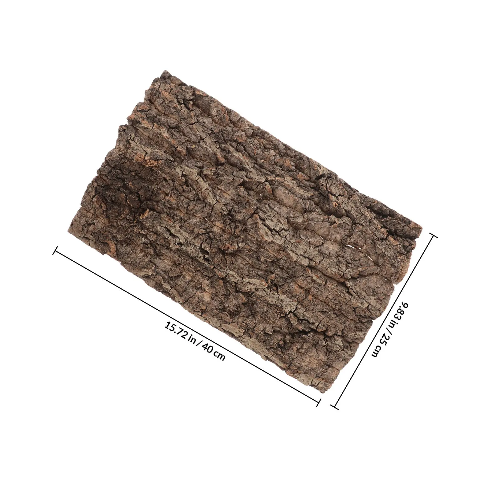Natural Cork Bark Background Board Natural Tree Bark Decorative Panel for Reptile Tanks Terrariums Fish Tanks Bearded Dragon - view 2