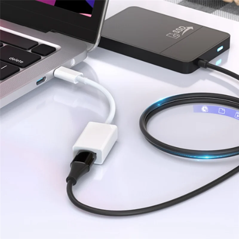 A76F-OTG Adapter Typec To USB Double-Sided 3.0 Adapter Cable To USB Flash Drive Suitable For  16/15 Android Converter